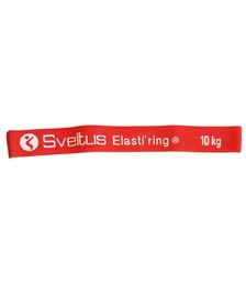 [SV0154] Circular Elastic Fabric Tape ELASTI'RING SVELTUS (Red, 4cm, 10Kg)