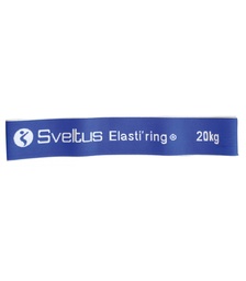 [SV0156] Ronde elastische stoffen tape ELASTI'RING SVELTUS (Blauw, 6 cm, 20Kg)