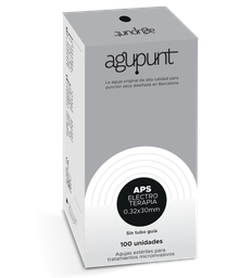 [A1014E] Agulhas de Eletroterapia APS sem Tubo Guia AGUPUNT (Caixa com 100 agulhas) (30mm, 0,32 mm)