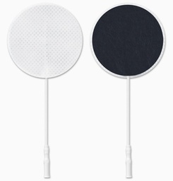 [VTX5000] VALUTRODE X CLOTH electrodes (4) with cloth cover (5cm, Round)