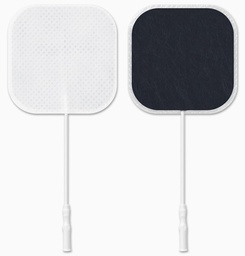 [VTX5050] Eletrodos VALUTRODE X CLOTH (4) com cobertura de tecido (5cm, Quadrado)