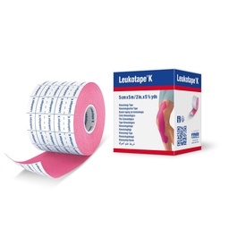 [BDF0154PK] LEUKOTAPE K 5cm X 5m (VAR) (Rosa)