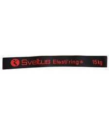 [SV0155] Ronde elastische stoffen tape ELASTI'RING SVELTUS (Zwart, 4 cm, 15Kg)