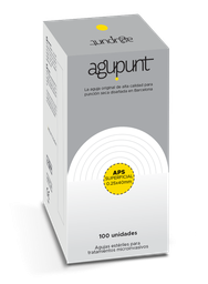 [A1042PS] APS AGUPUNT oppervlakkige naald (Geel, 40 mm, 0,25 mm)
