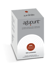 [A1043P] Ago REGULAR APS Dry Needling con Guida AGUPUNT (30 mm, 0,25 mm)