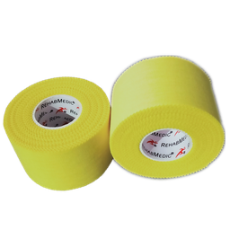 [RMV0231008] ATHLETIC TAPE 3,8cm (32) NEGRO (Giallo)