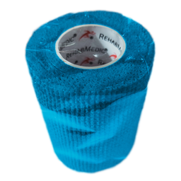 [RMV0213BL16] Cohesive Elastic Bandage COHESIVE TAPE REHABMEDIC (TEAM PACK) (Blue, 7.5cm, 16 units)