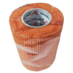 [RMV0213OR16] Elastická súdržná bandáž KOHESIVE TAPE REHABMEDIC (TÍMOVÉ BALENIE) (Oranžová, 7,5 cm, 16 jednotiek)
