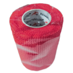[RMV0213RD16] Elastická soudržná bandáž COHESIVE TAPE REHABMEDIC (TEAM BALENÍ) (Červené, 7,5 cm, 16 jednotek)
