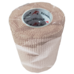 [RMV0213TN16] Venda Cohesiva Elástica COHESIVE TAPE REHABMEDIC (TEAM PACK) (Beige, 7,5cm, 16 udes)