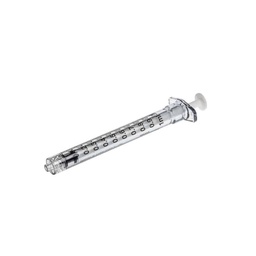 3-teilige Spritze mit Luer-Lok-Anschluss BD PLASTIPAK (1ml)