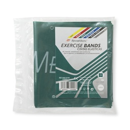 [RME101503] Ruban élastique individuel 1,5 m EXERCISE BAND REHABMEDIC (Vert, Fort)