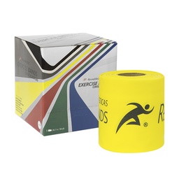 [RME145701] Elastici FASCIA ESERCIZIO 45,7m REHABMEDIC (Giallo, Gentile)