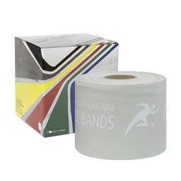 [RME145706] Bandes élastiques BANDE D'EXERCICE 45,7 m REHABMEDIC (Argent, super fort)