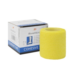 [RMV0112YL] COHESIVE TAPE 7,5cm x4,6m WH (1) (Amarillo, 5cm)