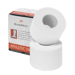 [RMV0131WH] ATLETIC TAPE MALOOBCHODNÍ BARVY (Bílý, 3,75 cm, 2 jednotky)