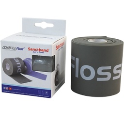 [SNB03724] Fascia di compressione larga 7,5 cm x 2 m FLOSSBAND (Grigio, 4)