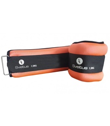 [SV0943] PESAS LATRADAS 0,5kg (2) LB NEOPRENO (Naranja, 10,5cm, 25cm, 3cm, 1,5Kg)