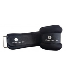 [SV0944] Pesas Lastradas Neopreno SVELTUS (Negro, 11cm, 27m, 3cm, 2Kg)