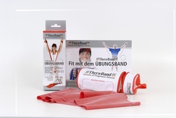[TB12193] Reißverschlussbeutel Thera-Band (Rot, Halb)