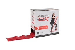 [TB12779] CLX THERA-BAND Bucle consecutive elastice 22m (roșu, Jumătate)