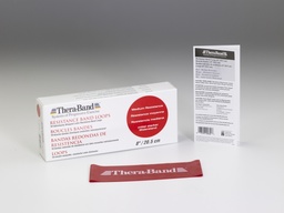 [TB20820] THERA-BAND LOOP Elastic Bands (το κόκκινο, 20,5 εκ, Ήμισυ)