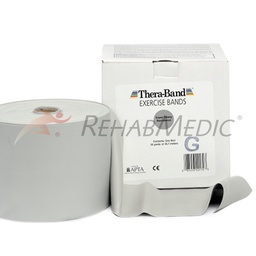 [TBE45708] THERA-BAND Elastic Bands 47.5m (Plata, Super Fuerte)