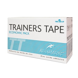 [TT01] Bandagem adesiva inelástica TRAINERS TAPE REHABMEDIC (2,5 cm, 48 unidades)
